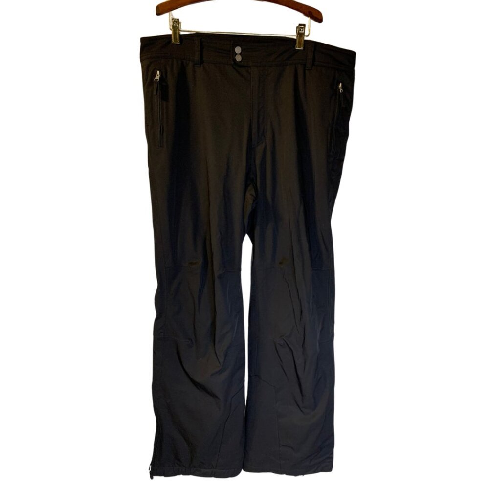 Bogner Fire + Ice Insulated Ski Pants Men's Size 40 US Black Gaiters Ankle Zips